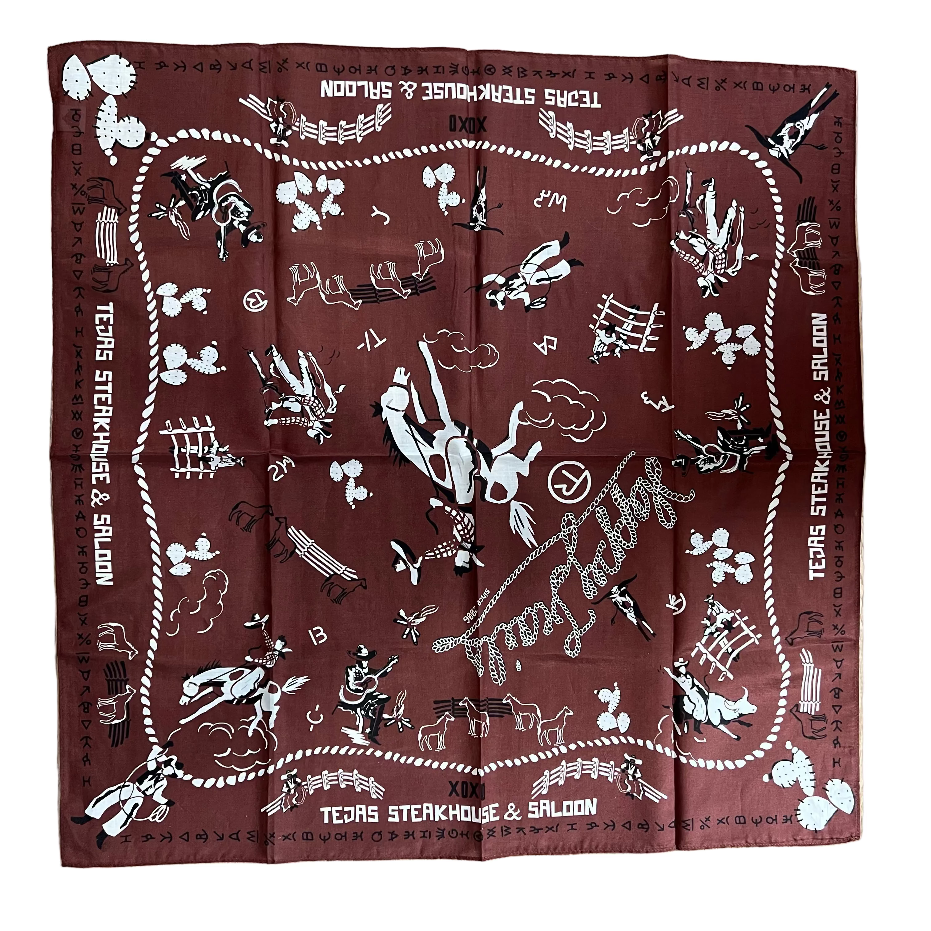 XOXO art & co Custom Tejas Wild Rag