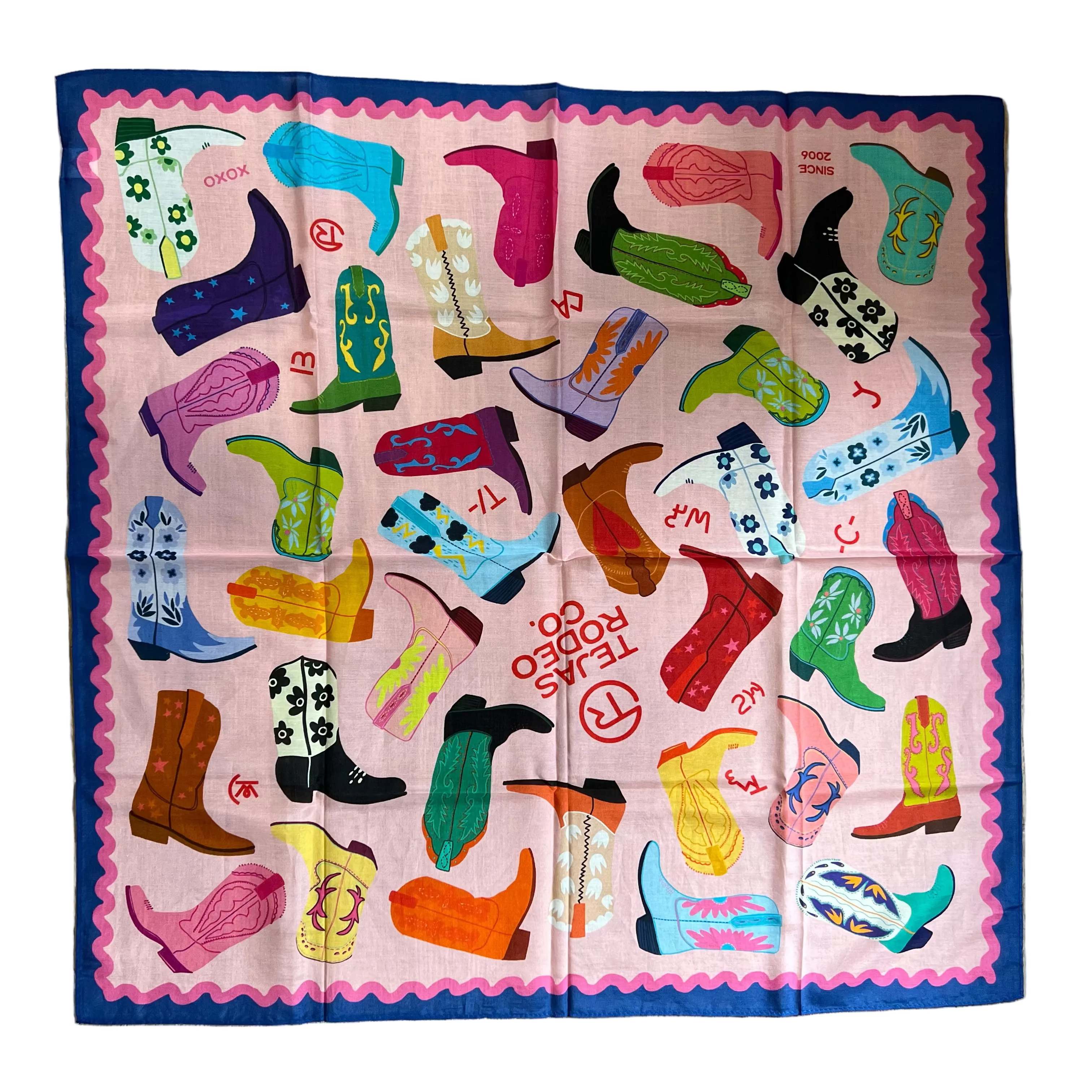 XOXO art & co Custom Tejas Wild Rag