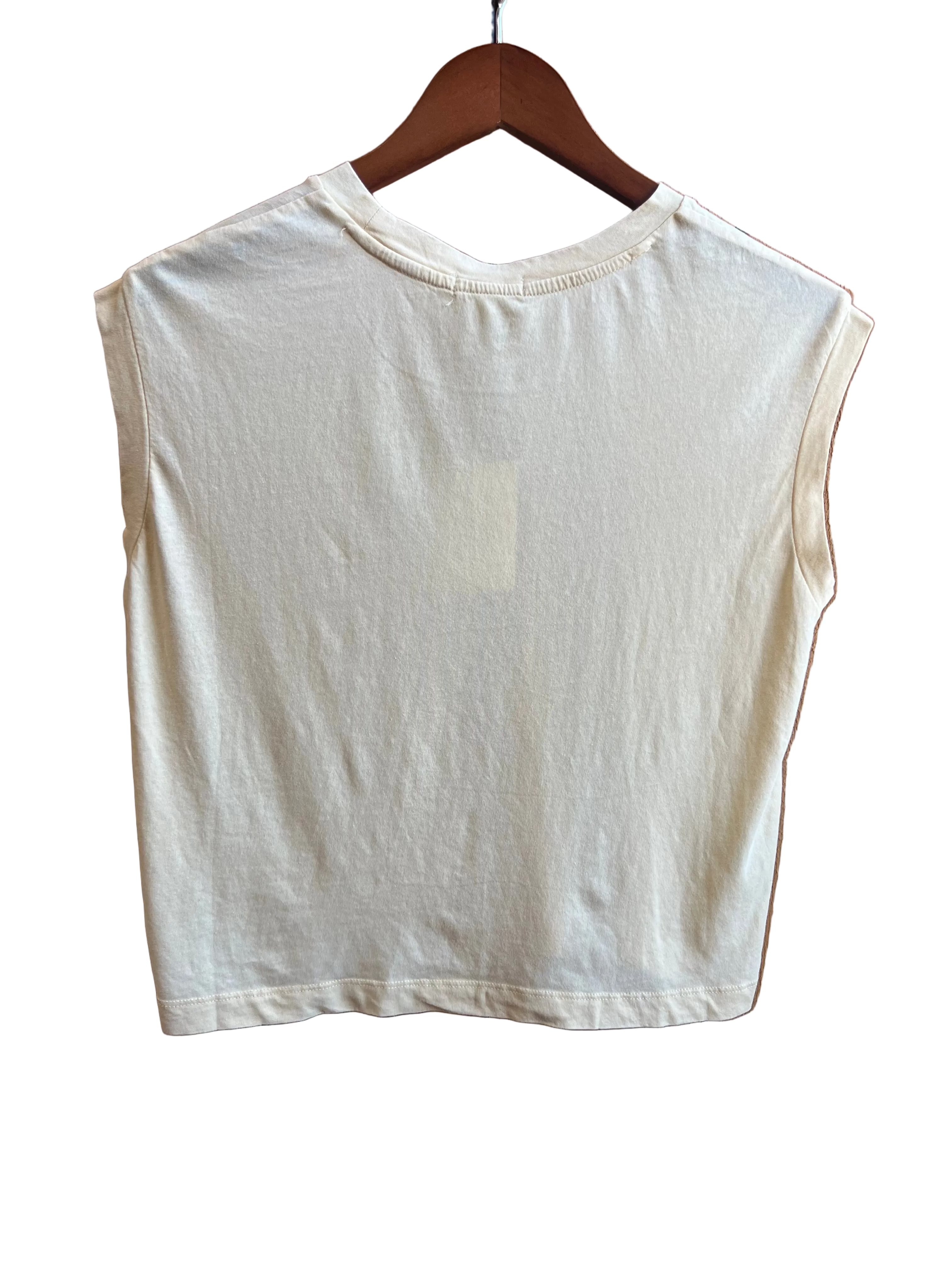 Z Supply Flex Sleeveless Tee Lemon Chiffon