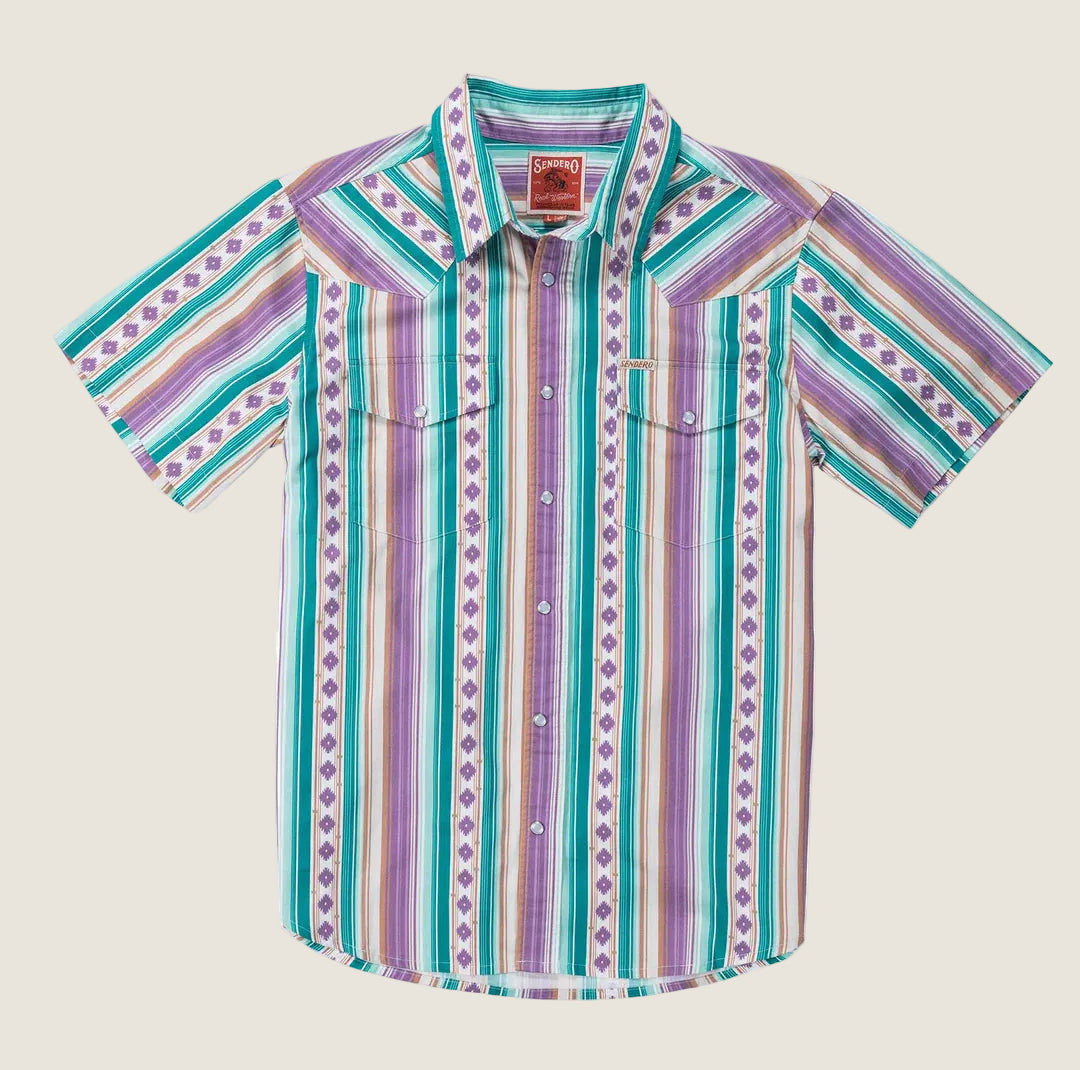 Sendero Provisions Co. - Men's Serape Pearl Snap Shirt