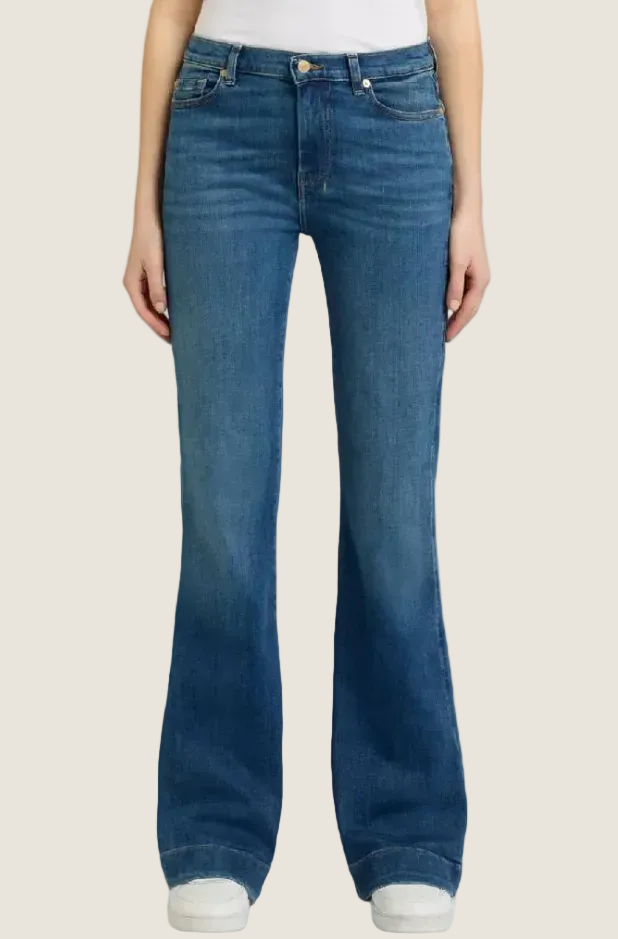 7 For All Man Kind Jeans Dojo Slim Illusion Gold 34.5"