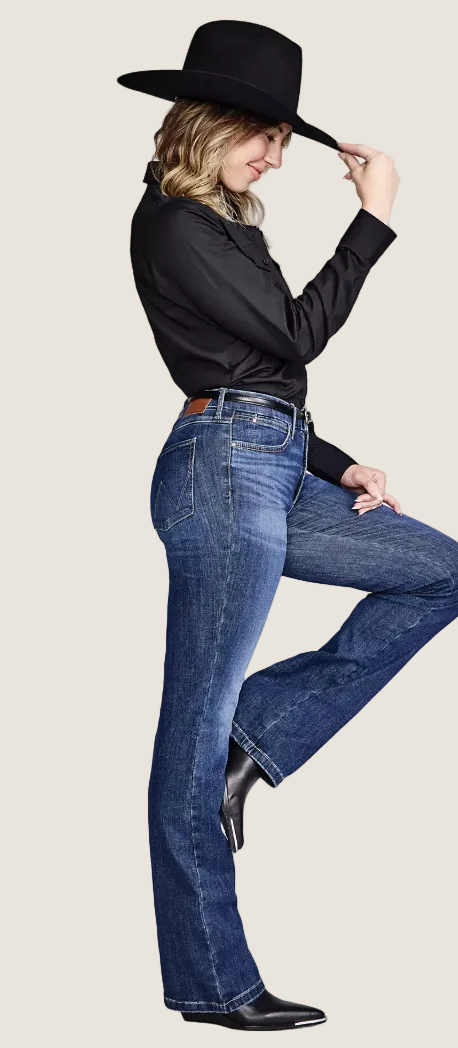 Wrangler Bespoke Bootcut Jean High Rise Lacey Jeans