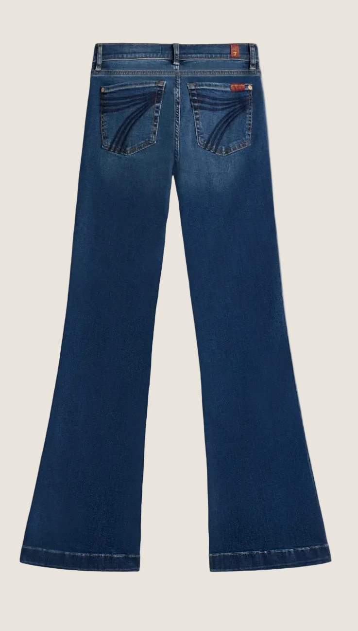 7 For All Mankind Jeans Dojo Slim Illusions Medium Melrose 34.5"