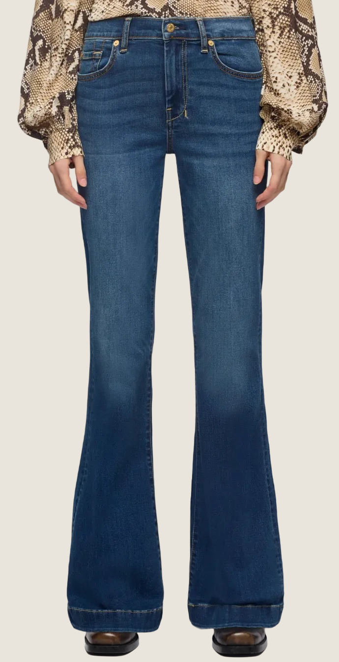 7 For All Mankind Jeans Dojo Slim Illusions Medium Melrose 34.5"