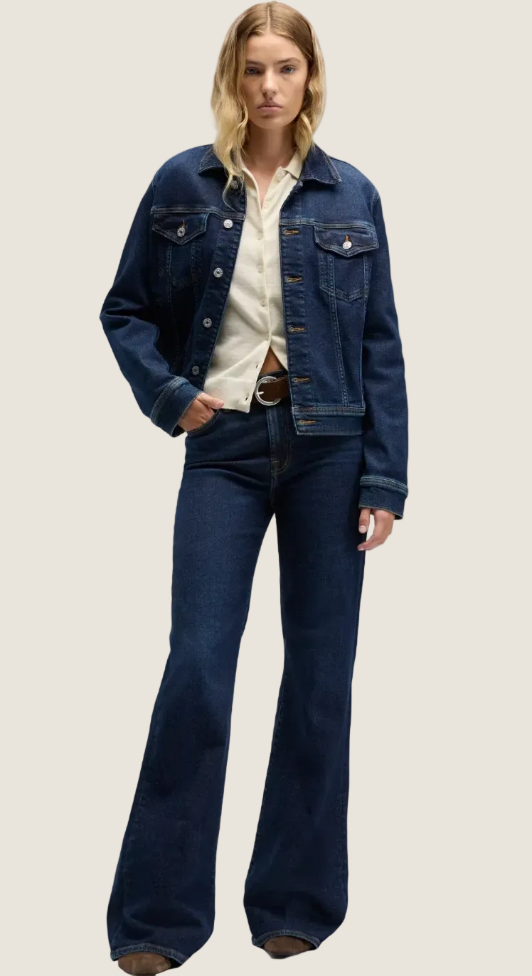 7 For All Mankind Jeans Modern Dojo Luxe Vintage Bluecrest 36"