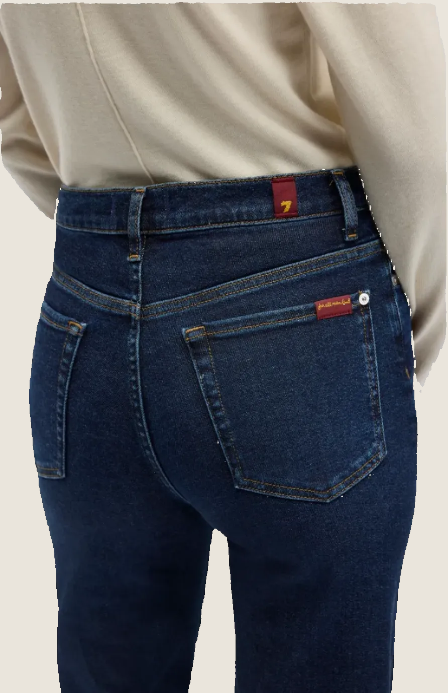 7 For All Mankind Jeans Modern Dojo Luxe Vintage Bluecrest 36"