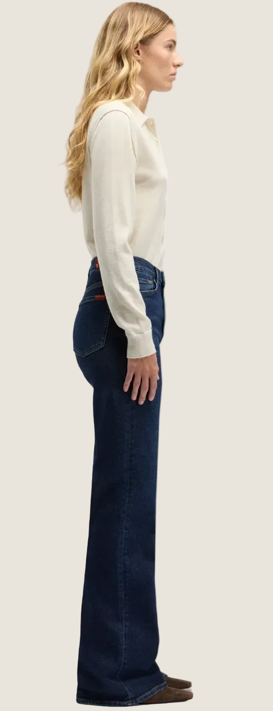 7 For All Mankind Jeans Modern Dojo Luxe Vintage Bluecrest 36"
