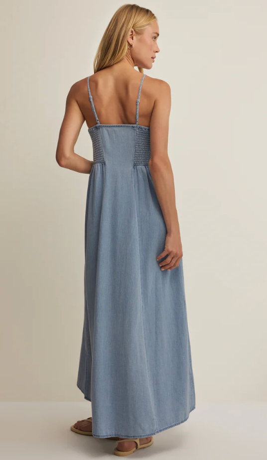 Z Supply Angel Eyes Chambray Midi Dress