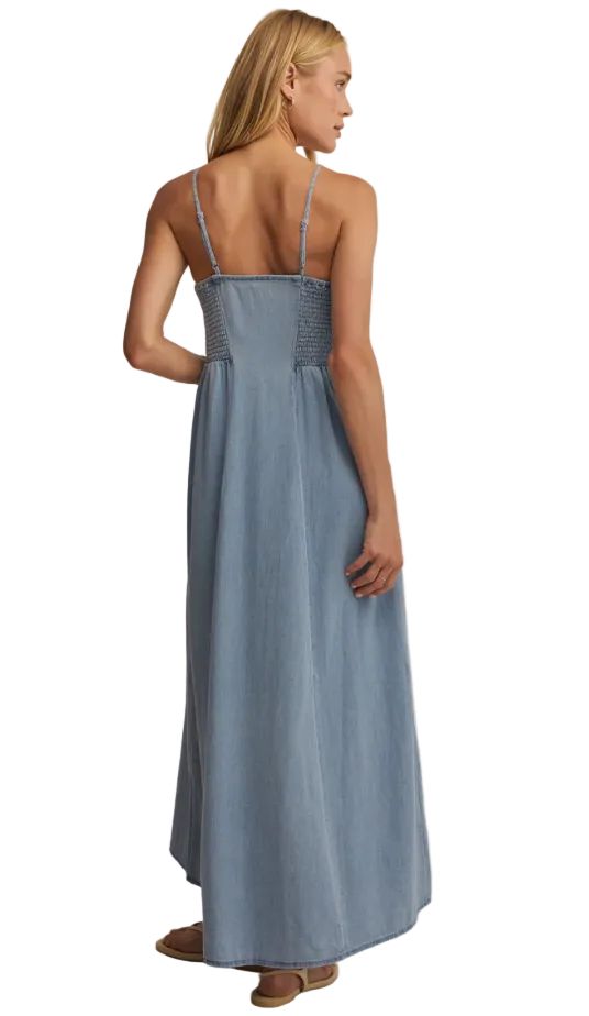Z Supply Angel Eyes Chambray Midi Dress