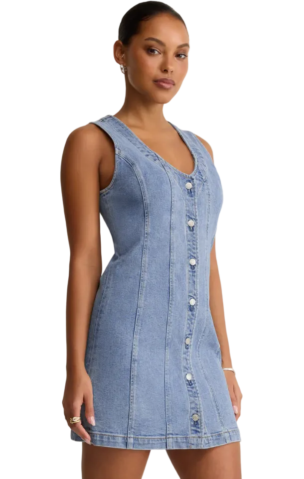Z Supply Jolie Denim Mini Dress