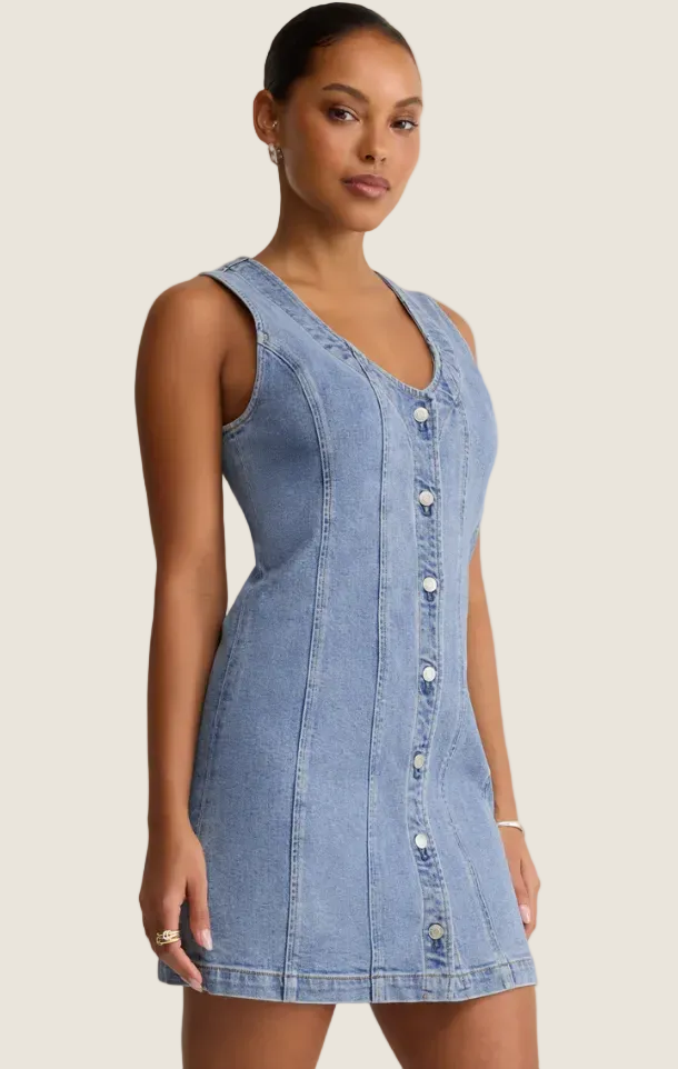 Z Supply Jolie Denim Mini Dress
