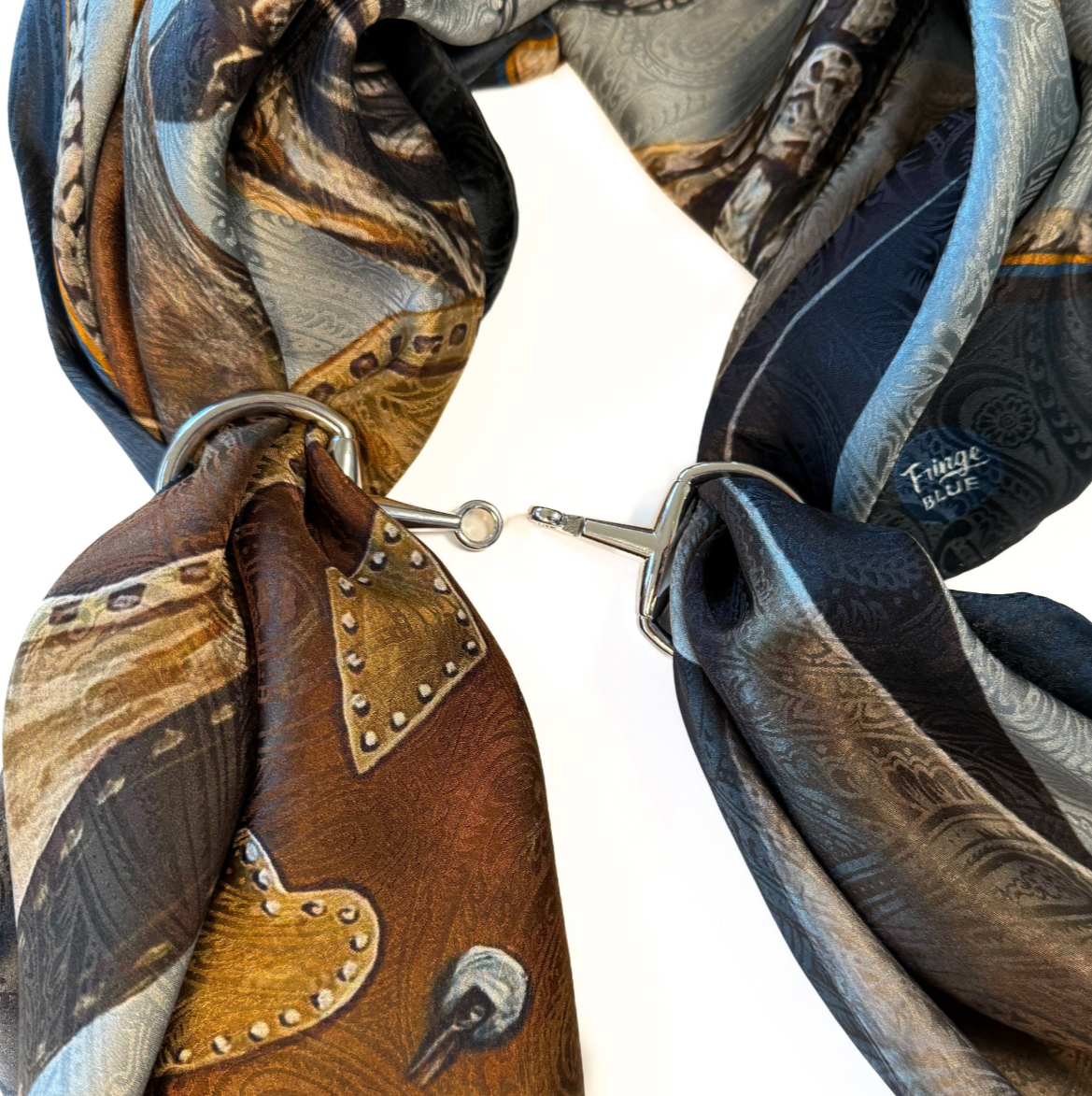 Snaffle Bit Scarf Buckle - Large