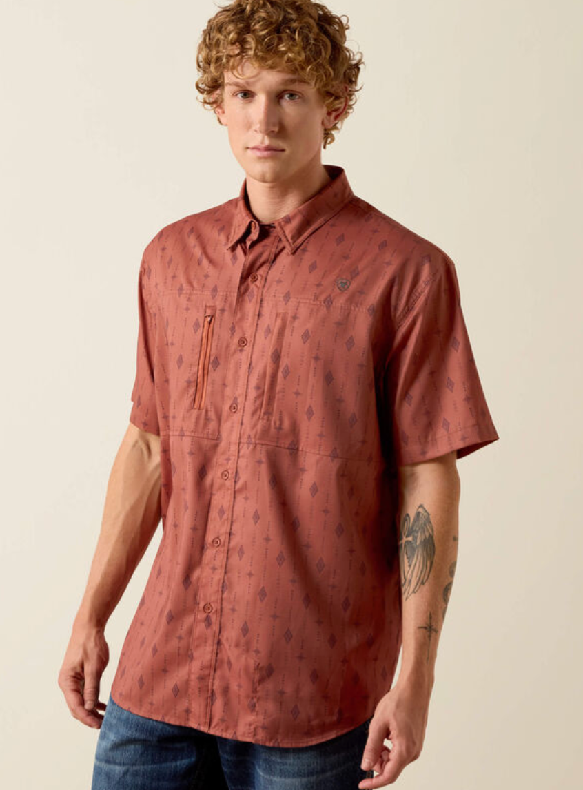 Printed VentTEK Classic Fit Short Sleeve