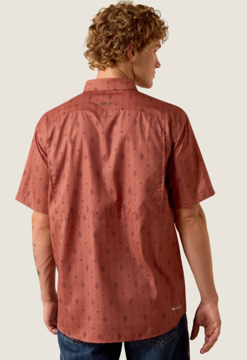 Ariat Men's Printed VentTEK Classic Fit Short Sleeve
