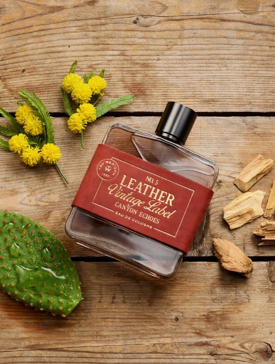 No. 5 Leather Vintage Label Canyon Echoes Cologne