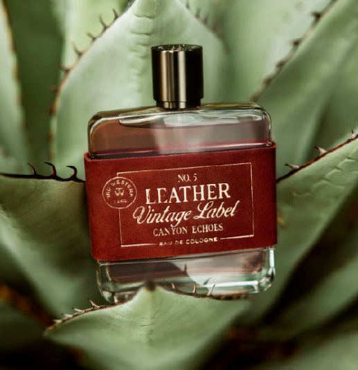 No. 5 Leather Vintage Label Canyon Echoes Cologne