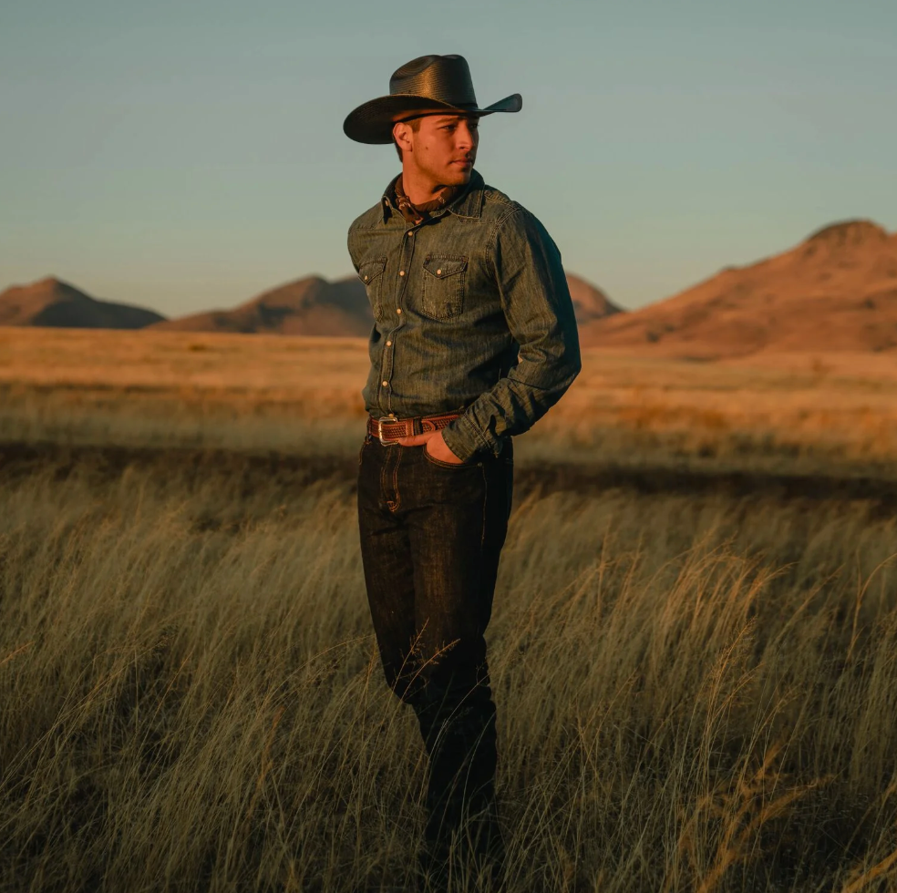Stetson Coal Mine Black Straw Cowboy Hat