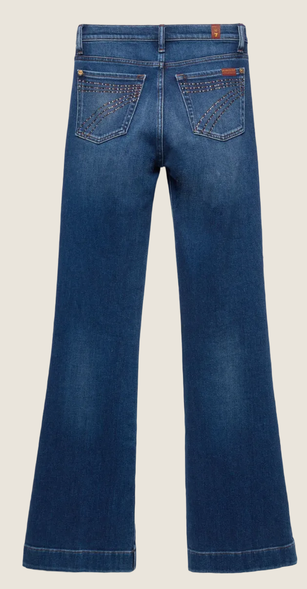 7 For All Mankind Jeans Modern Dojo Slim Illusions Blueleaf 34"