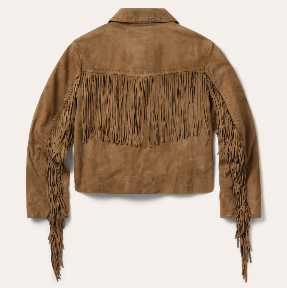 Stetson Cropped Suede Fringe Jacket