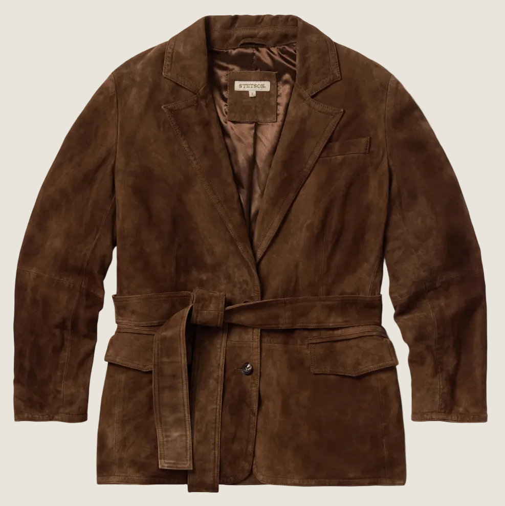Stetson Suede Belted Jacket