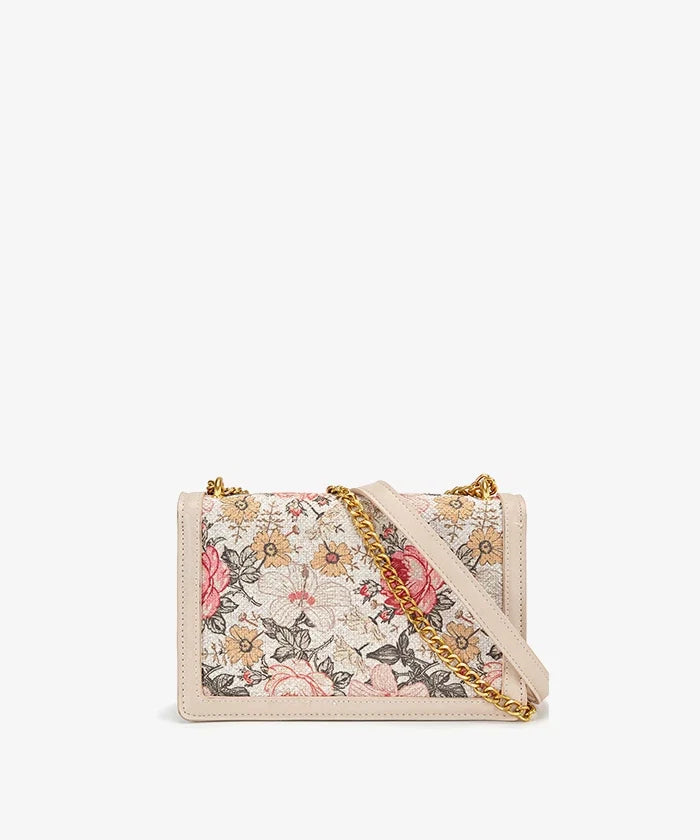 Wrangler Floral Print Chain Crossbody Bag