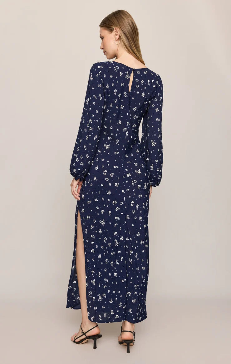 Z Supply Midnight Tansy Midi Dress Oxford Blue