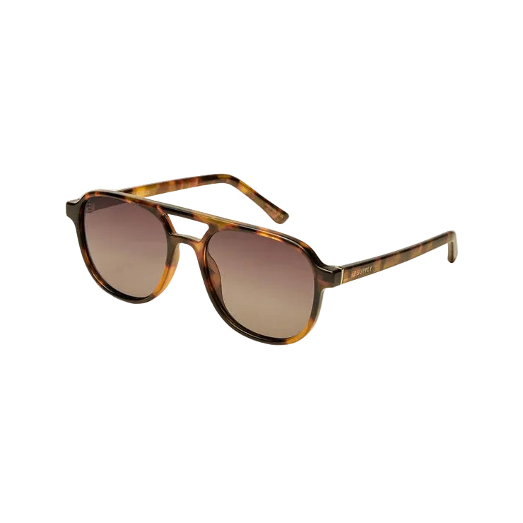 Z Supply Lookout Tourist Polarized Brown Tortoise - Gradient Sunglasses