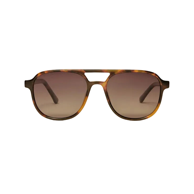 Z Supply Lookout Tourist Polarized Brown Tortoise - Gradient Sunglasses