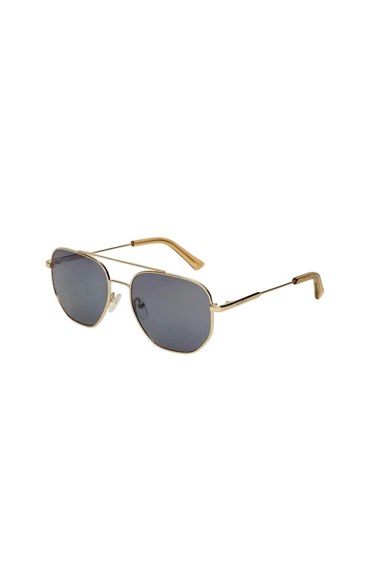 Z Supply Highway Gold - Grey Polarized Sunglasses