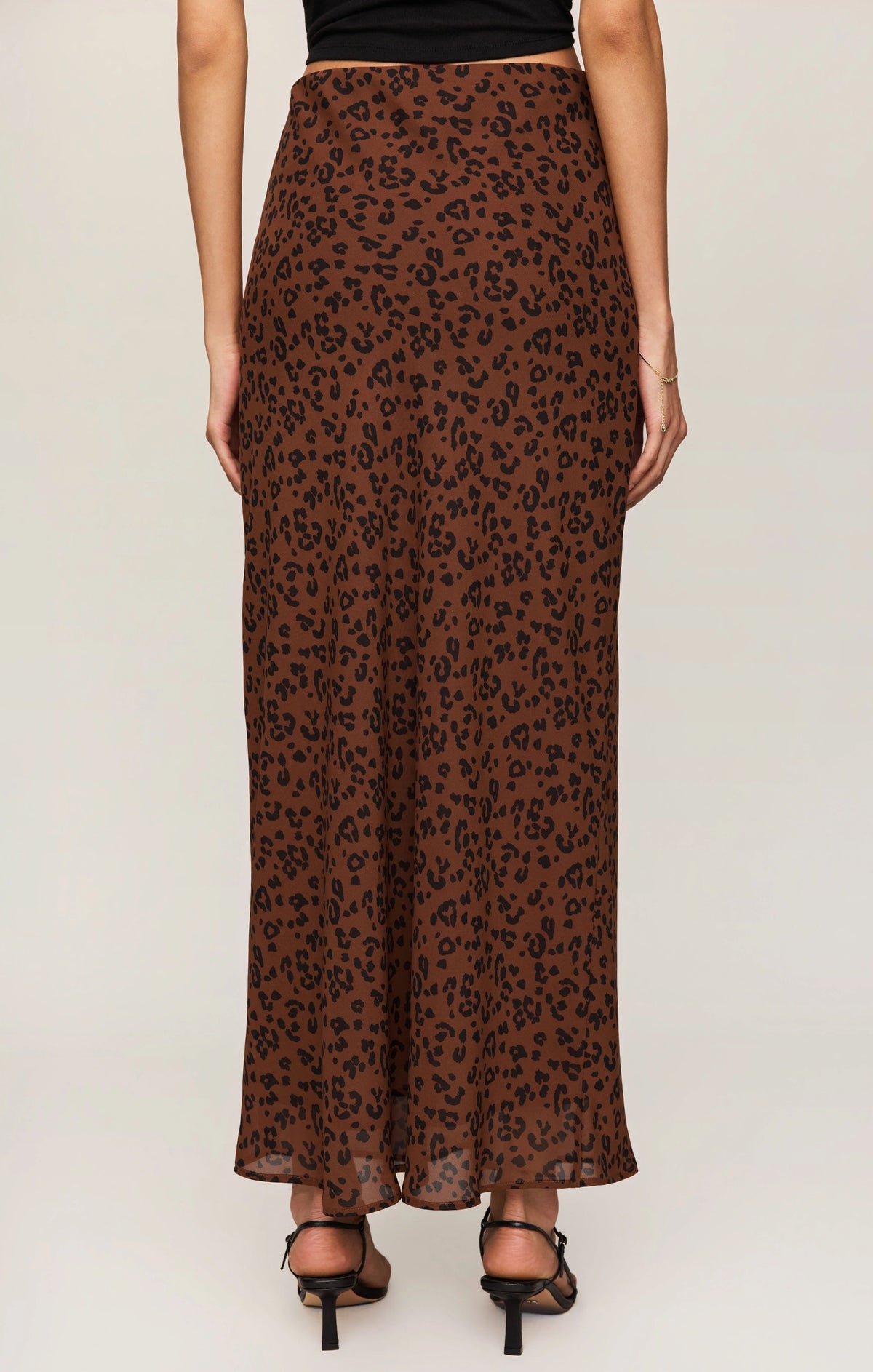 Z Supply Skirts Europa Leopard Skirt Burnt Umber