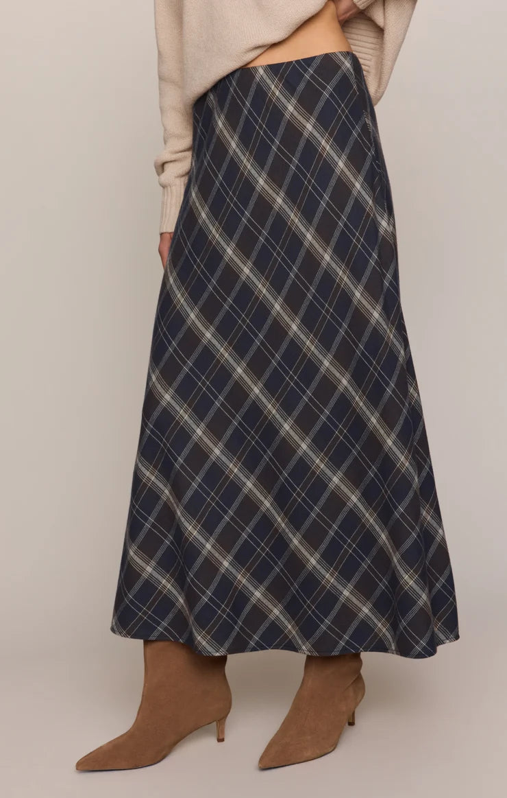 Z Supply Crestview Plaid Maxi Skirt