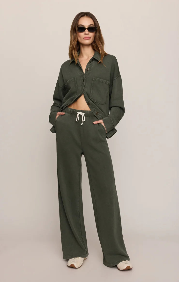 Z Supply Hunter Knit Pant Classic Olive