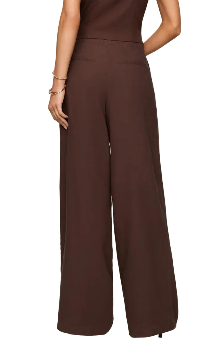 Z Supply Magnolia Wide Leg Linen Trouser Pant