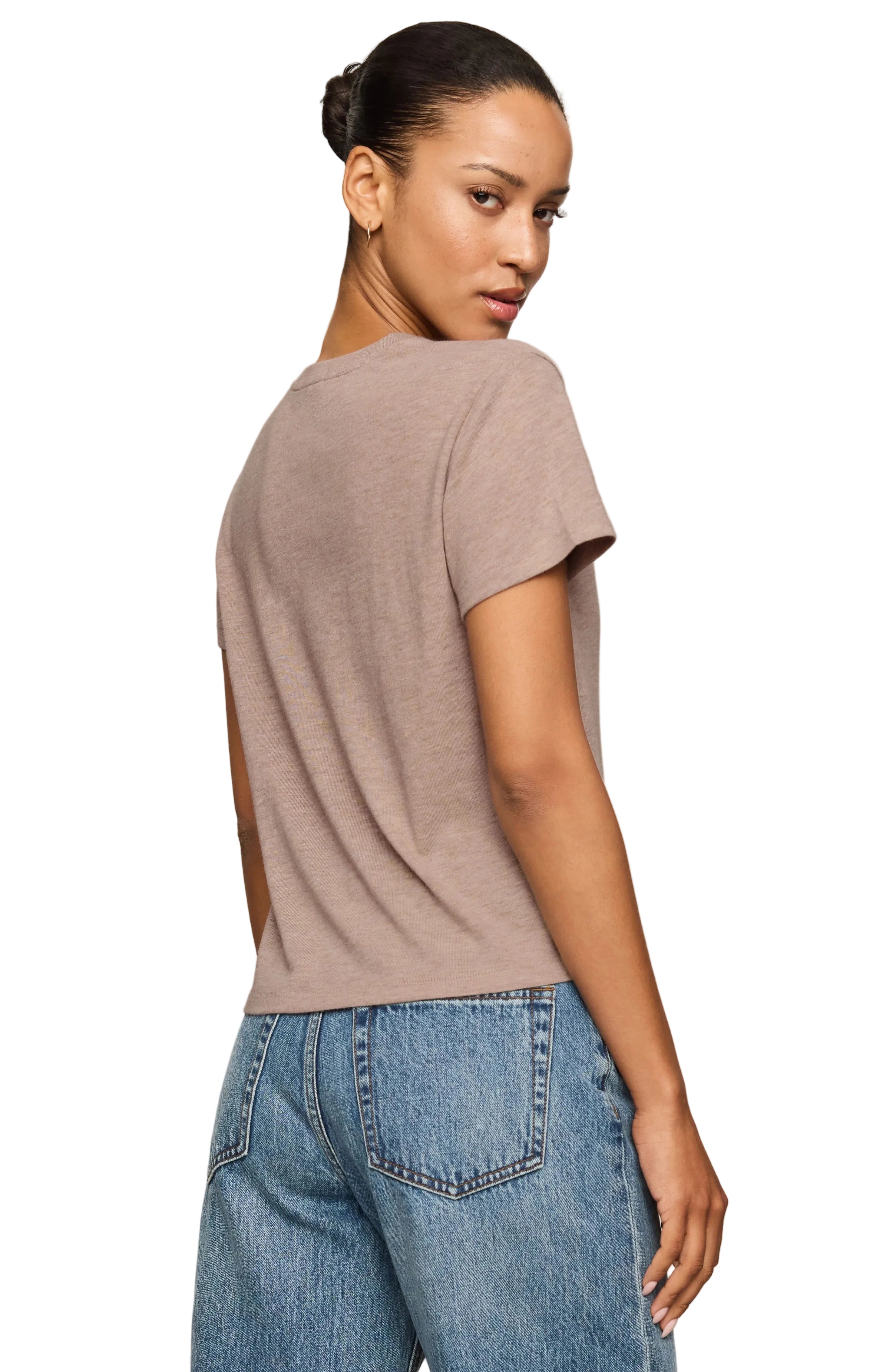 Z Supply Tourist Tee Heather Ash