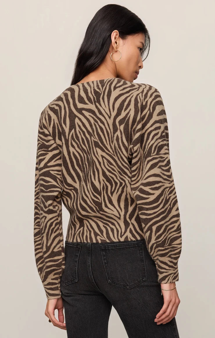 Z Supply All The Wild Zebra Cardigan