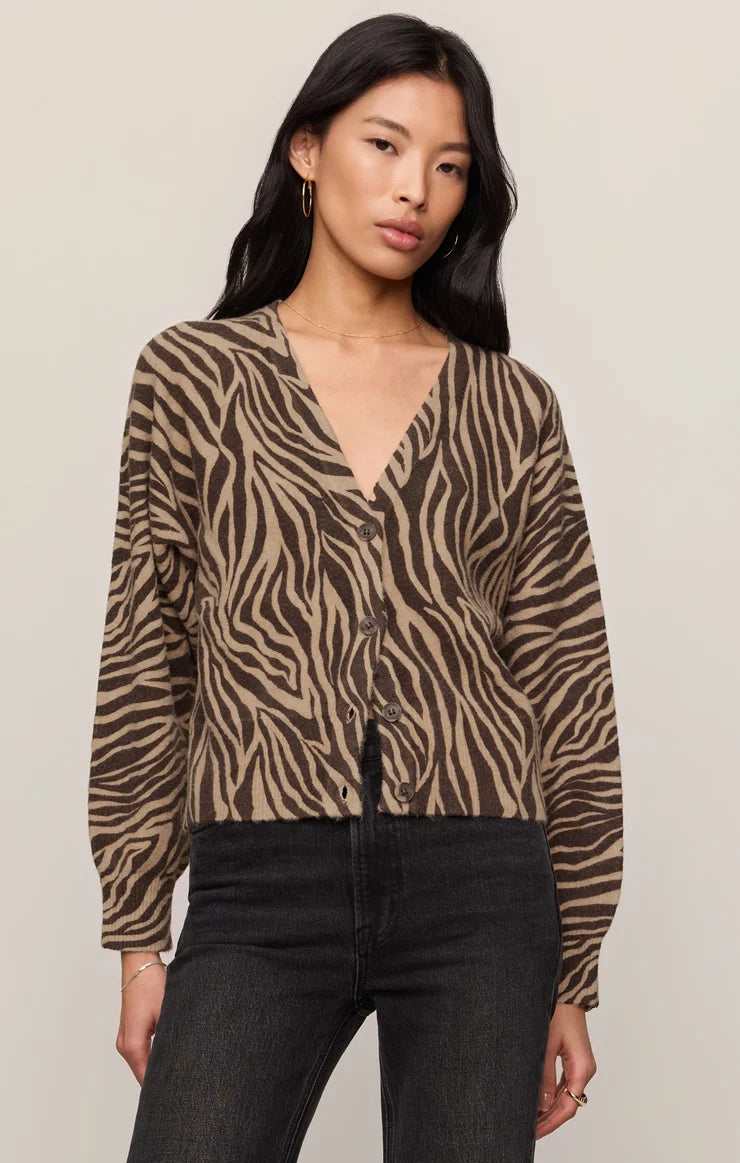 Z Supply All The Wild Zebra Cardigan