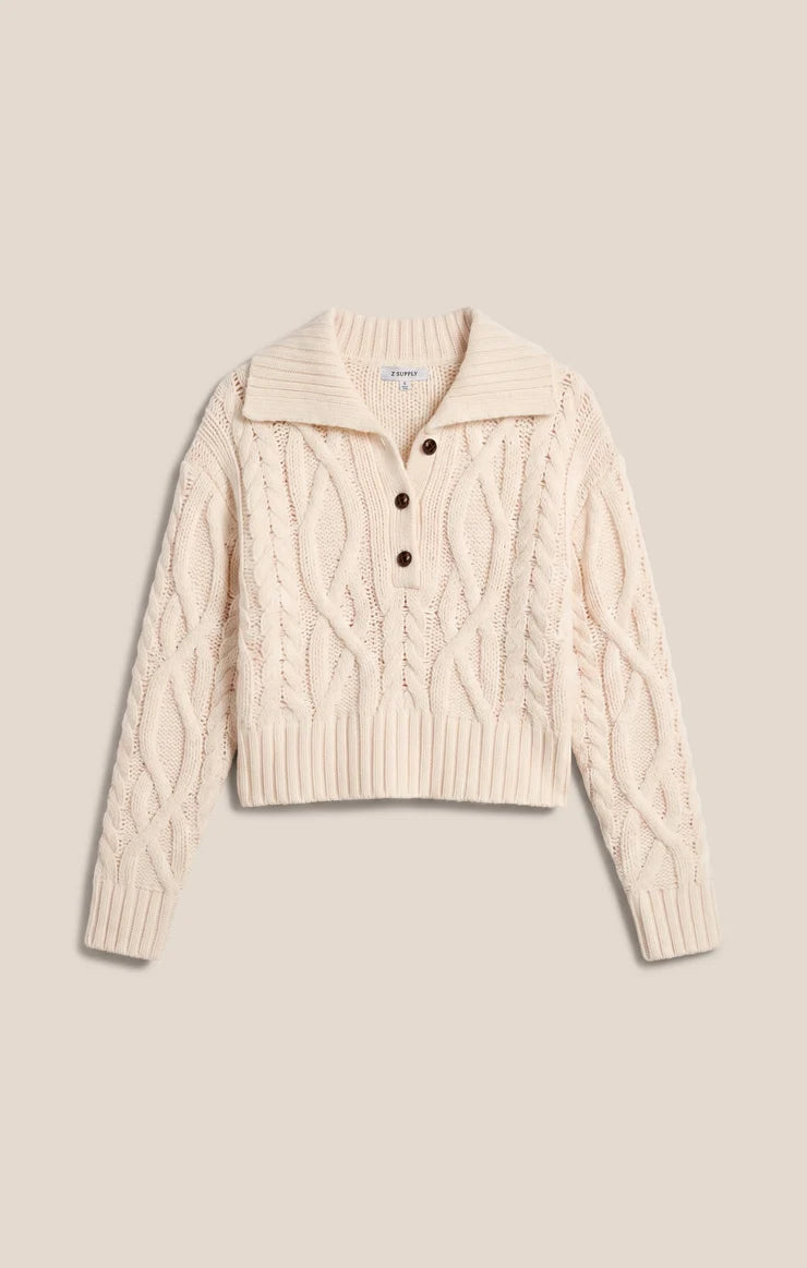 Z Supply Hartwell Sweater Sandstone
