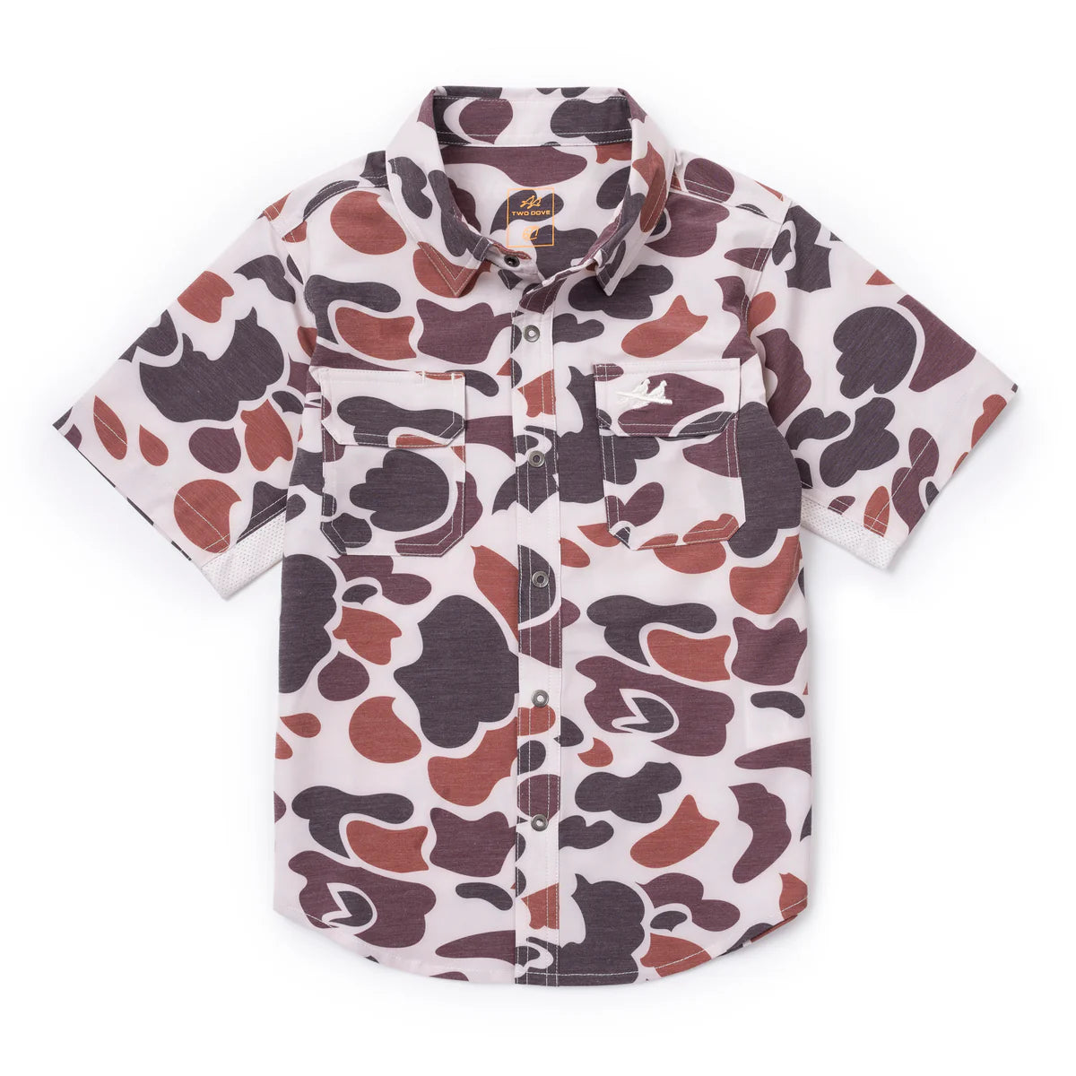 Two Doves Outdoors Youth Outdoor Blend Short Sleeve Shirts