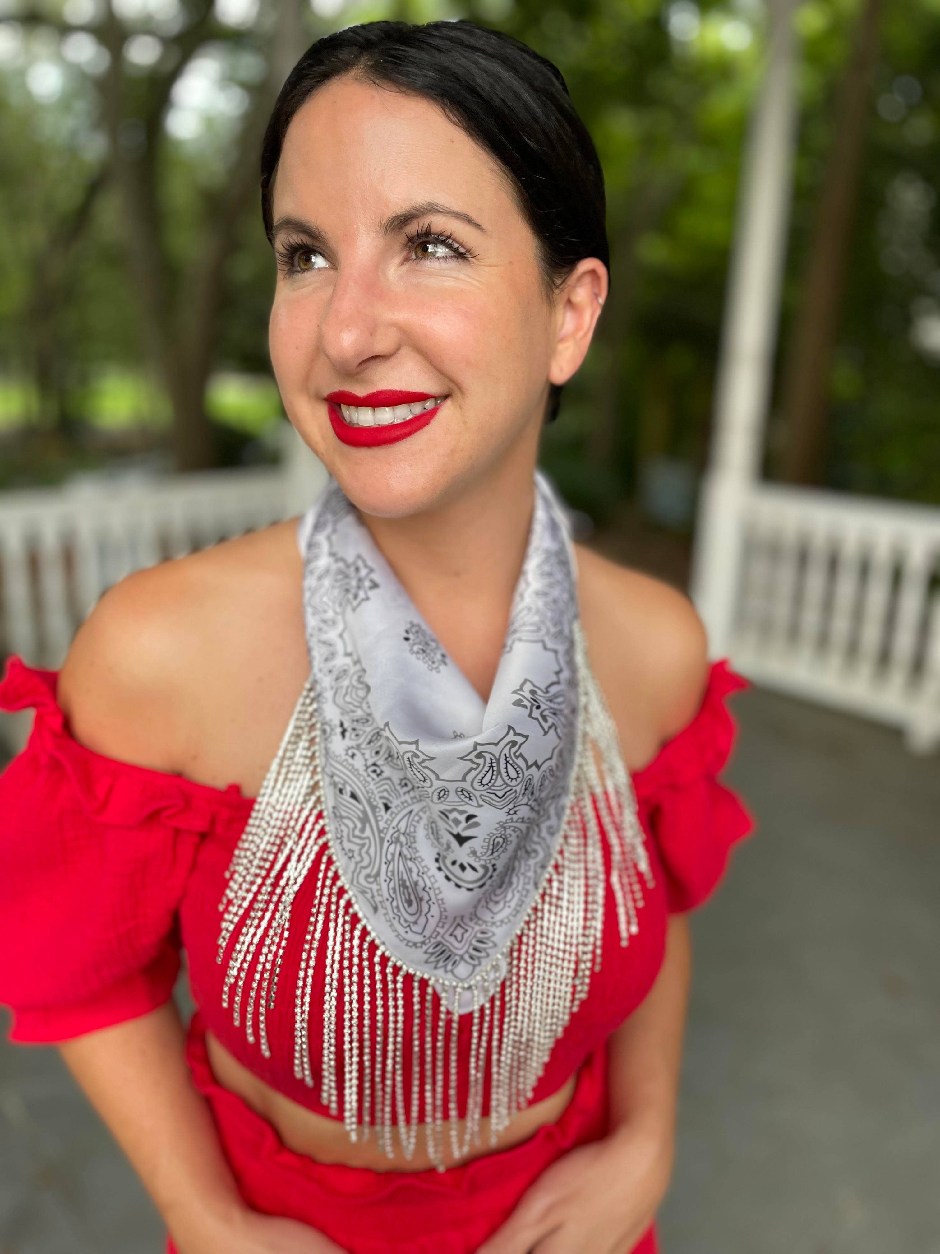 LUXE SILK Blingdana Bandana