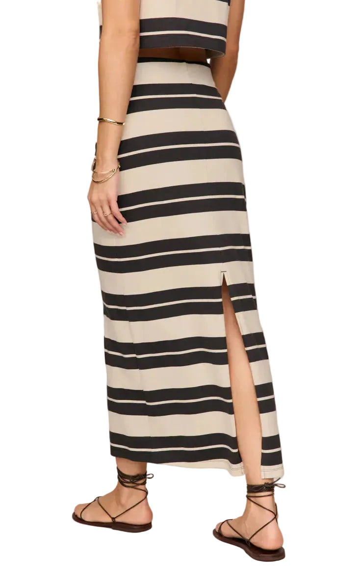 Z Supply Gail Striped Midi Skirt