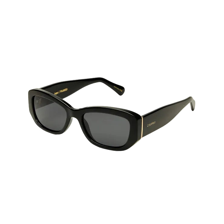 Z Supply Legacy Polarized Polished Black - Grey Sunglasses