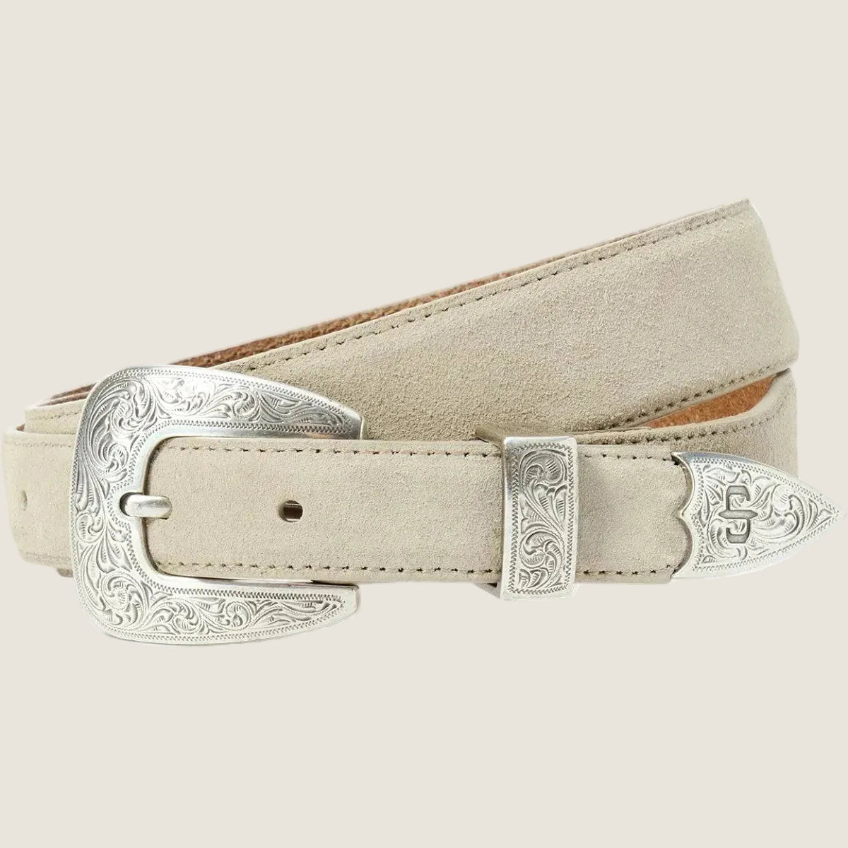 Stetson Women's Khaki Suede Belt
