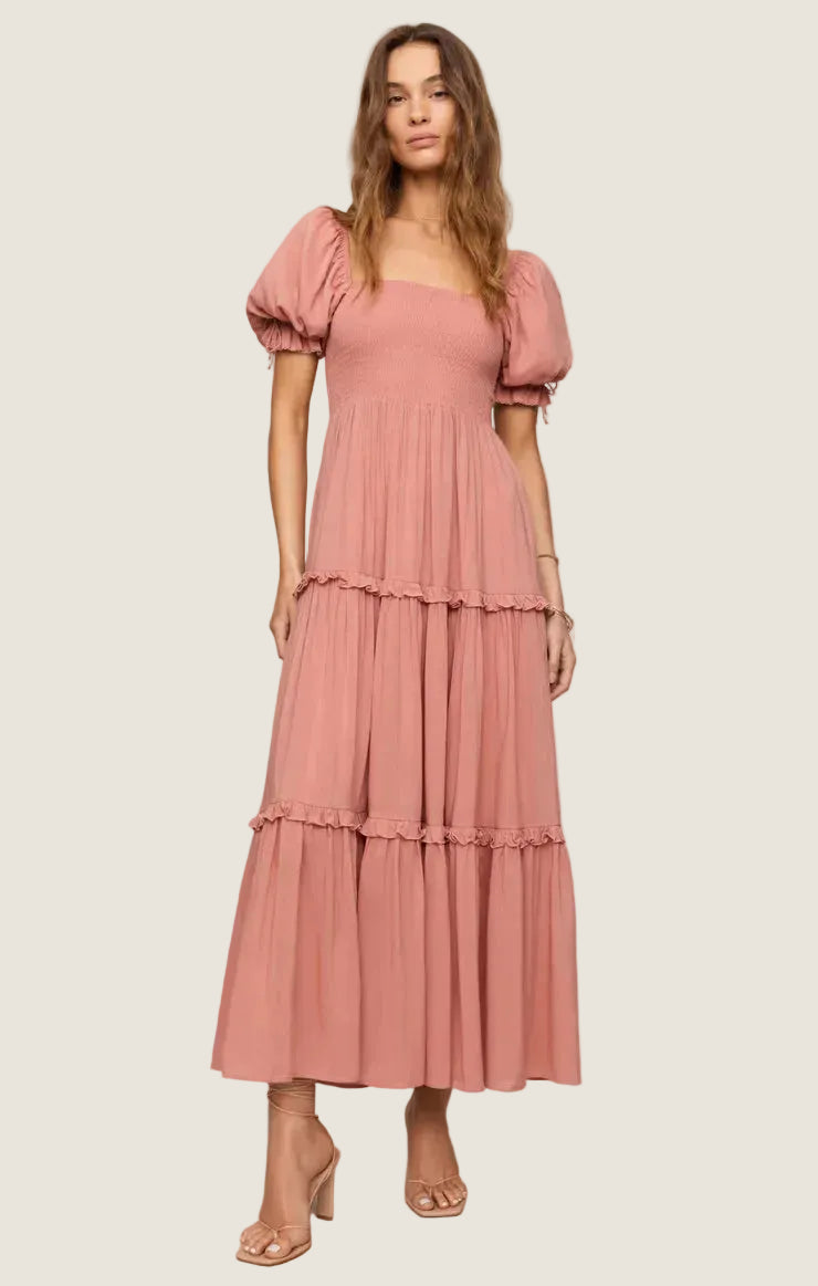 Z Supply Women's Eliora Maxi Dress Terracotta Clay