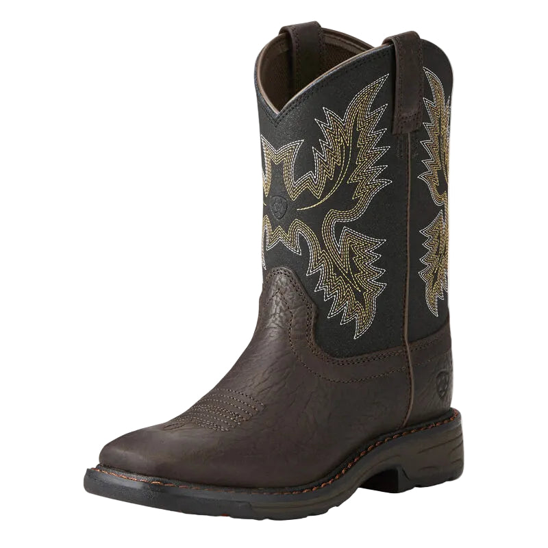 Ariat Youth WorkHog Wide Square Toe Western Boot