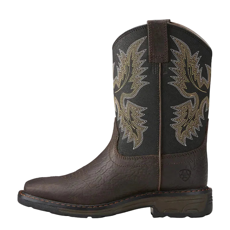 Ariat Youth WorkHog Wide Square Toe Western Boot