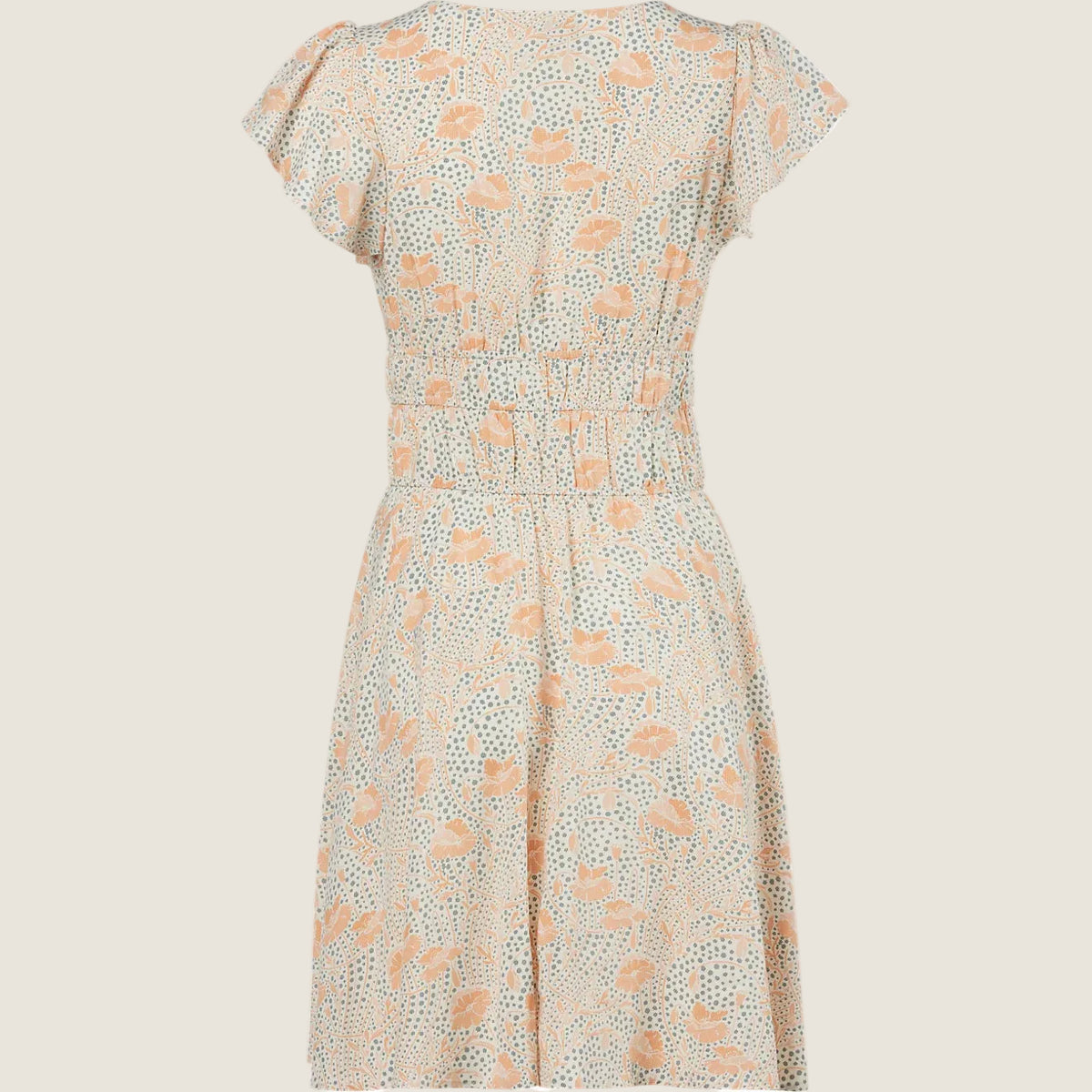Wrangler Women's Yellow Floral Tiered Dress
