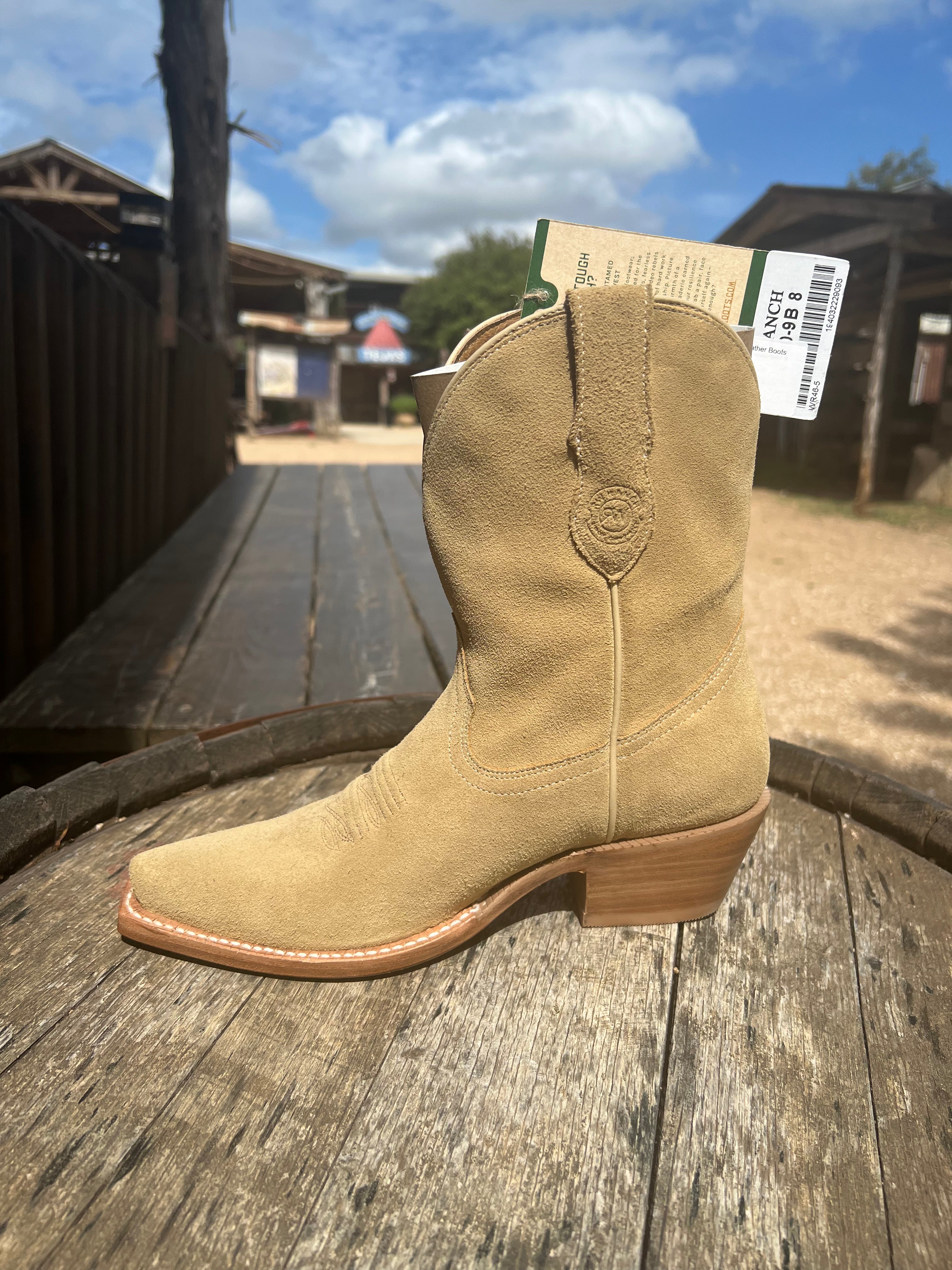 Women's - R. Watson Roughout Sand/Tan Leather Boots