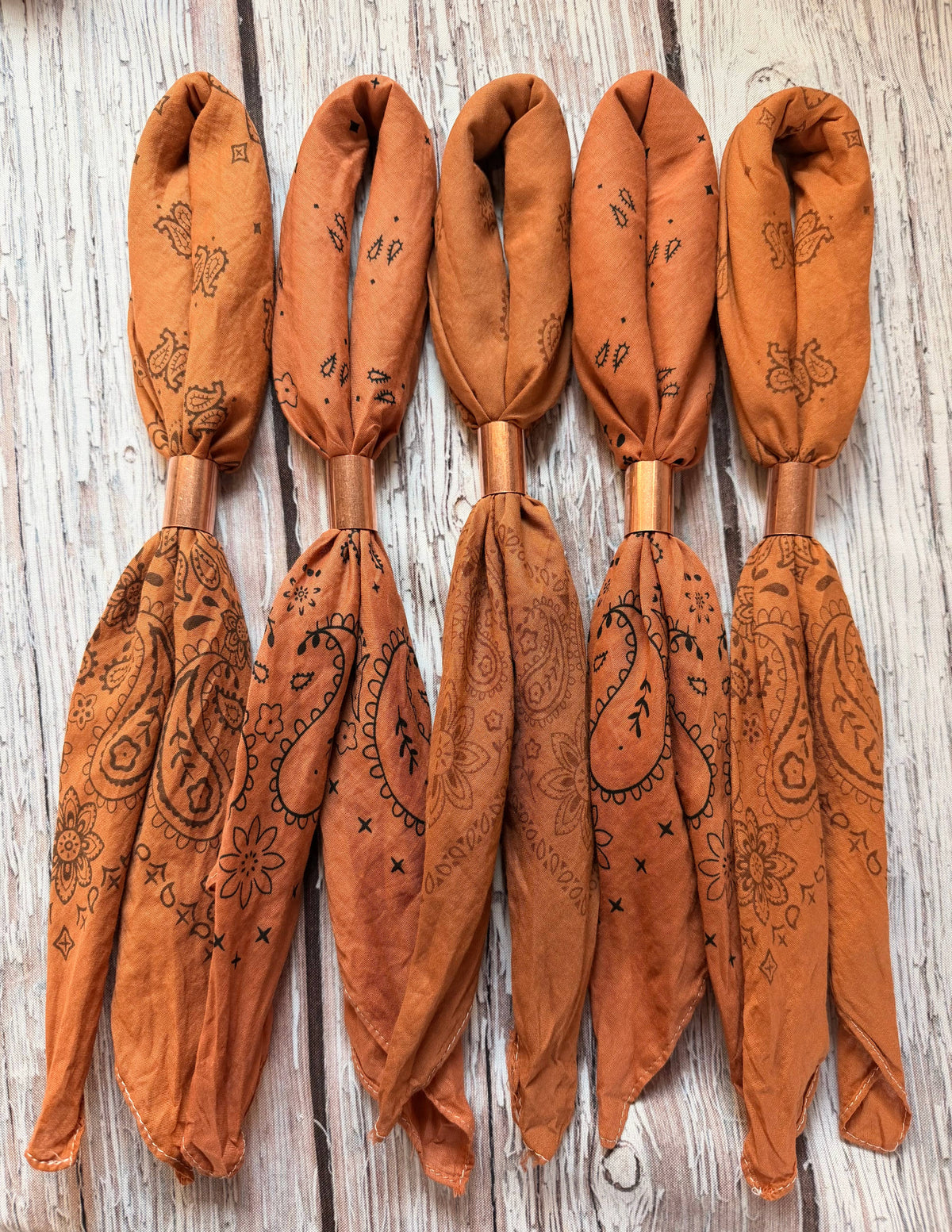 Bandana Burnt Orange Bandanas 
