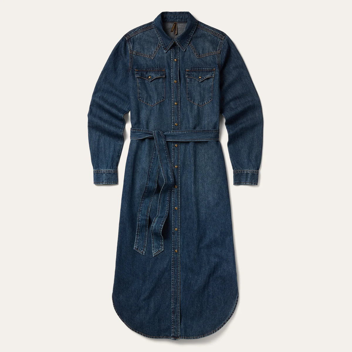 Stetson Long Western Denim Shirt Dress