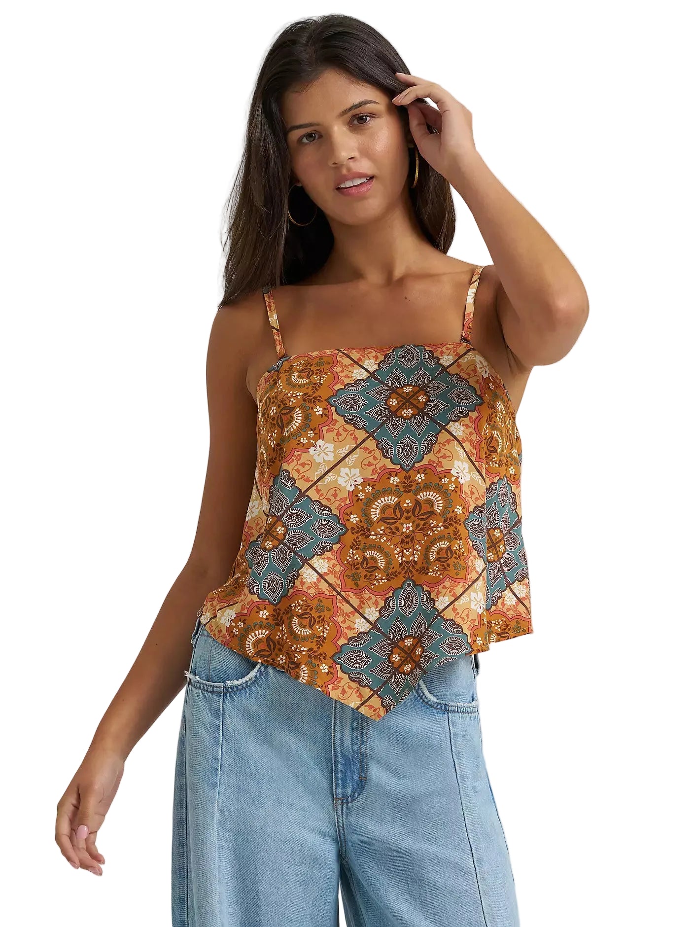 Women's Wrangler Bandana Spagetti Tank
